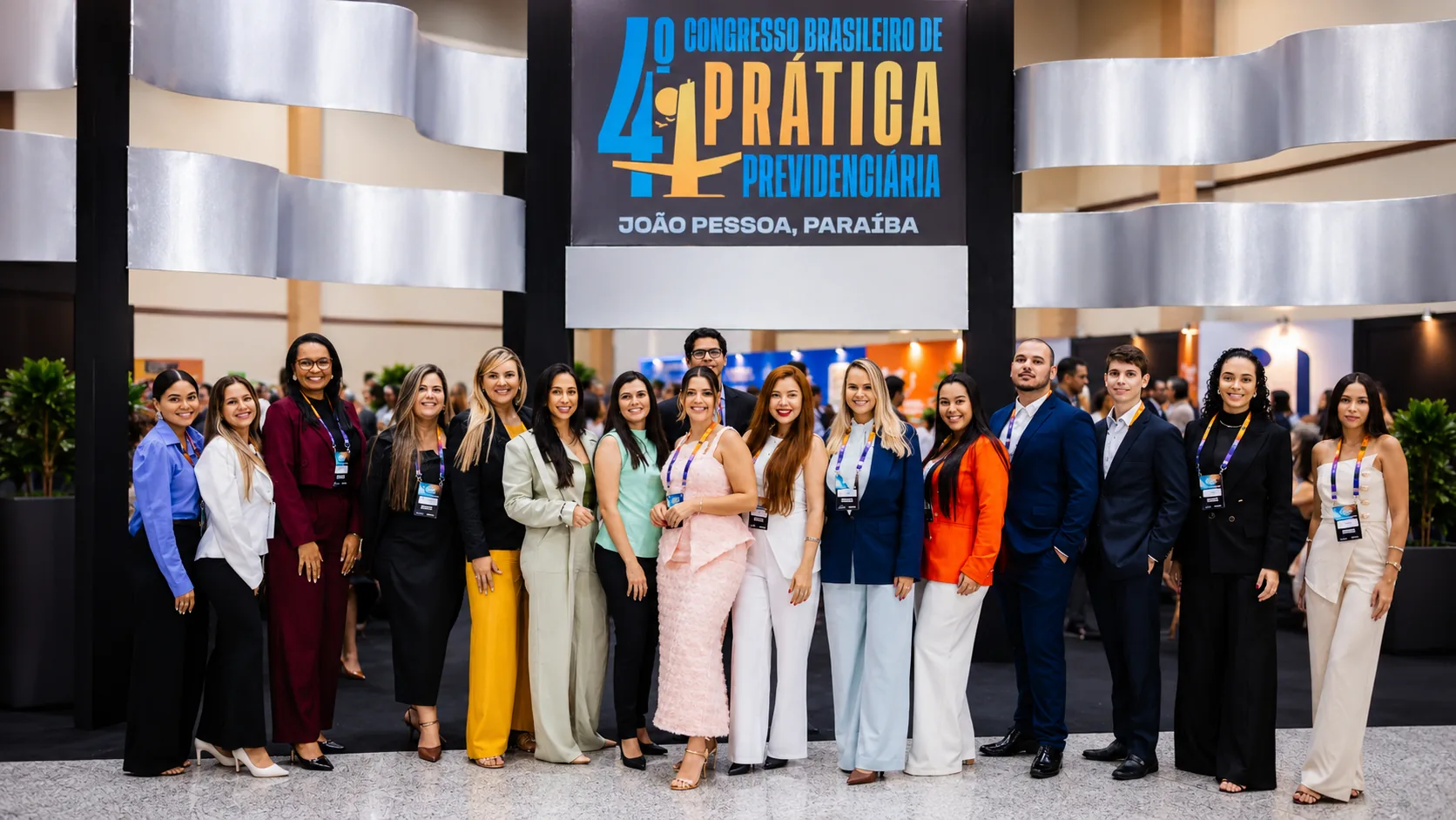 Equipe da Antério, Braz & Fernandes Advocacia reunida em congresso jurídico