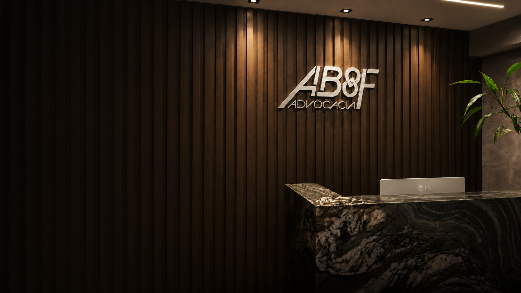 Recepção da unidade Epitácio Pessoa da AB&F Advocacia